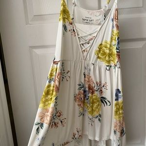 Torrid super soft high low babydoll top Size 0 EUC